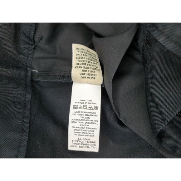 L.L. Bean Women’s Favorite Fit Bayside Twill Pants – Black, 100% Cotton, Size 10 - Picture 12 of 12